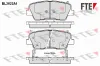 Bremsbelagsatz, Scheibenbremse Hinterachse FTE 9010870