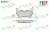 Bremsbelagsatz, Scheibenbremse Hinterachse FTE 9010888