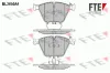 Bremsbelagsatz, Scheibenbremse Vorderachse FTE 9011038