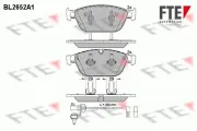 Bremsbelagsatz, Scheibenbremse FTE 9010891