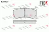 Bremsbelagsatz, Scheibenbremse Vorderachse Hinterachse FTE 9010922
