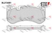 Bremsbelagsatz, Scheibenbremse Vorderachse FTE 9011092