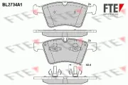 Bremsbelagsatz, Scheibenbremse Vorderachse FTE 9011054