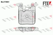 Bremsbelagsatz, Scheibenbremse FTE 9010953