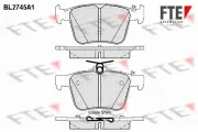 Bremsbelagsatz, Scheibenbremse FTE 9010957