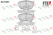 Bremsbelagsatz, Scheibenbremse FTE 9010961