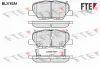 Bremsbelagsatz, Scheibenbremse Hinterachse FTE 9010969