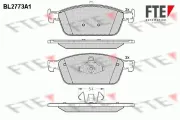 Bremsbelagsatz, Scheibenbremse FTE 9010978