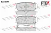Bremsbelagsatz, Scheibenbremse Hinterachse FTE 9010981