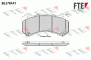 Bremsbelagsatz, Scheibenbremse FTE 9010989