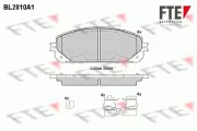 Bremsbelagsatz, Scheibenbremse Vorderachse FTE 9011000