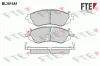 Bremsbelagsatz, Scheibenbremse Vorderachse FTE 9011002