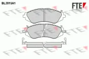 Bremsbelagsatz, Scheibenbremse Vorderachse FTE 9011002