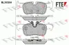 Bremsbelagsatz, Scheibenbremse Hinterachse FTE 9011012