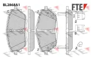 Bremsbelagsatz, Scheibenbremse Vorderachse FTE 9011108