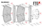 Bremsbelagsatz, Scheibenbremse FTE 9011134