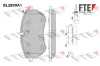 Bremsbelagsatz, Scheibenbremse Vorderachse FTE 9011140