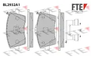 Bremsbelagsatz, Scheibenbremse Vorderachse FTE 9011176