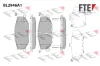 Bremsbelagsatz, Scheibenbremse Vorderachse FTE 9011190
