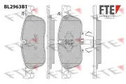 Bremsbelagsatz, Scheibenbremse Vorderachse FTE 9011207