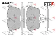 Bremsbelagsatz, Scheibenbremse Vorderachse FTE 9011209