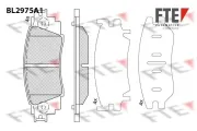 Bremsbelagsatz, Scheibenbremse Hinterachse FTE 9011221