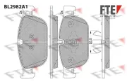 Bremsbelagsatz, Scheibenbremse FTE 9011228