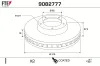 Bremsscheibe Hinterachse FTE 9082777