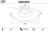 Bremsscheibe Hinterachse FTE 9082869