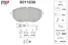 Bremsbelagsatz, Scheibenbremse Vorderachse FTE 9011239