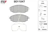 Bremsbelagsatz, Scheibenbremse Vorderachse FTE 9011247