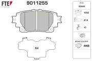 Bremsbelagsatz, Scheibenbremse Hinterachse FTE 9011255
