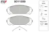 Bremsbelagsatz, Scheibenbremse Vorderachse FTE 9011289