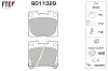 Bremsbelagsatz, Scheibenbremse Hinterachse FTE 9011329