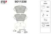 Bremsbelagsatz, Scheibenbremse Vorderachse FTE 9011338