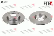 Bremsscheibe Hinterachse FTE 9072015