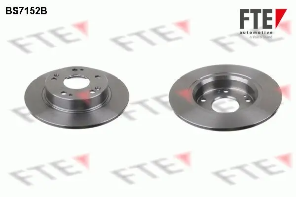 Bremsscheibe Hinterachse FTE 9082019