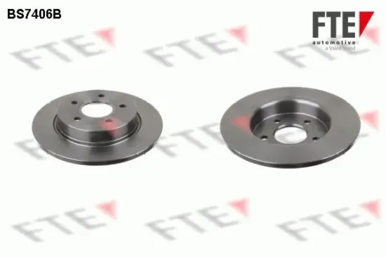 Bremsscheibe Hinterachse FTE 9082158 Bild Bremsscheibe Hinterachse FTE 9082158