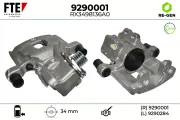 Bremssattel Hinterachse rechts FTE 9290001