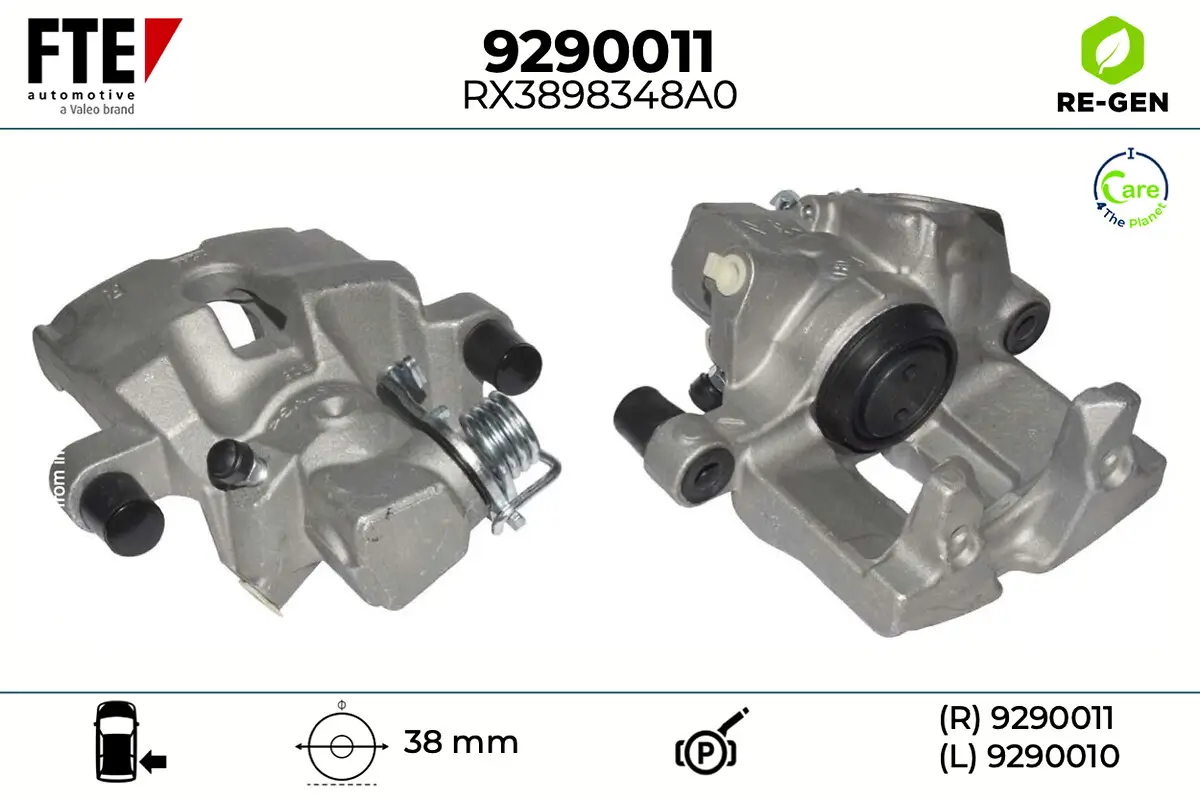 Bremssattel Hinterachse rechts FTE 9290011