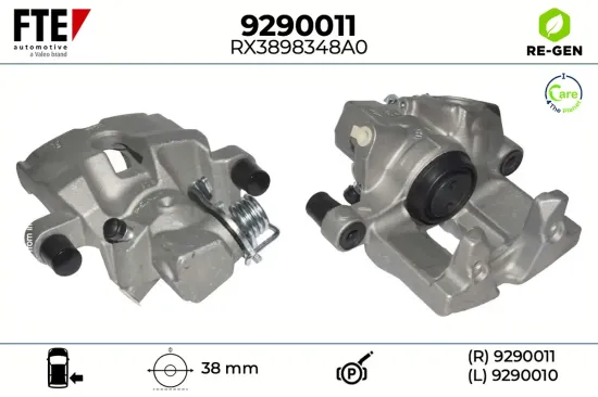 Bremssattel Hinterachse rechts FTE 9290011 Bild Bremssattel Hinterachse rechts FTE 9290011