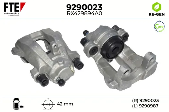 Bremssattel Hinterachse rechts FTE 9290023 Bild Bremssattel Hinterachse rechts FTE 9290023