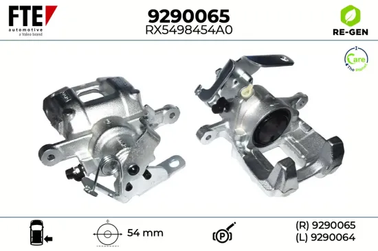 Bremssattel Hinterachse rechts FTE 9290065 Bild Bremssattel Hinterachse rechts FTE 9290065