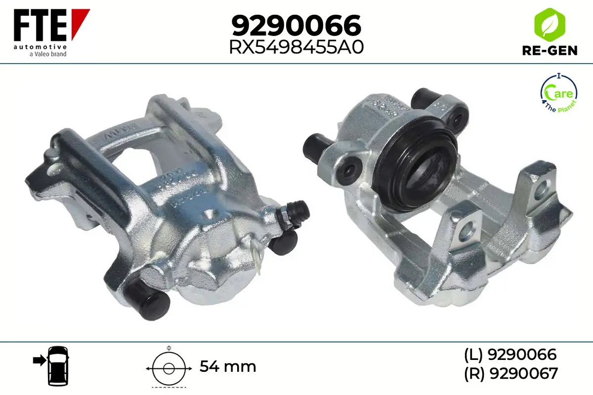 Bremssattel Vorderachse links FTE 9290066