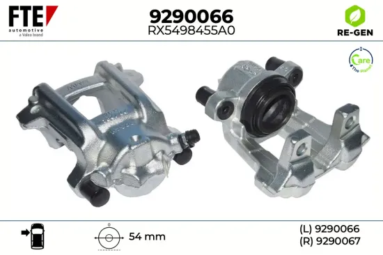 Bremssattel Vorderachse links FTE 9290066 Bild Bremssattel Vorderachse links FTE 9290066