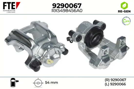Bremssattel Vorderachse rechts FTE 9290067 Bild Bremssattel Vorderachse rechts FTE 9290067