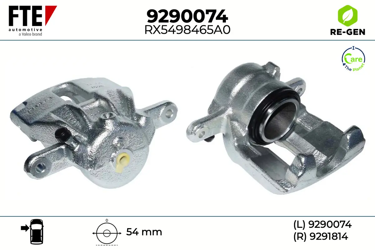 Bremssattel Vorderachse links FTE 9290074