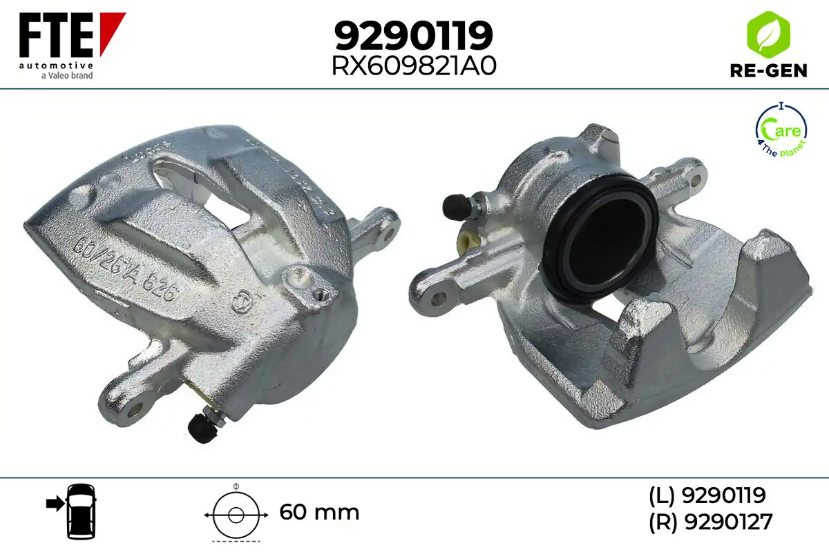 Bremssattel Vorderachse links FTE 9290119