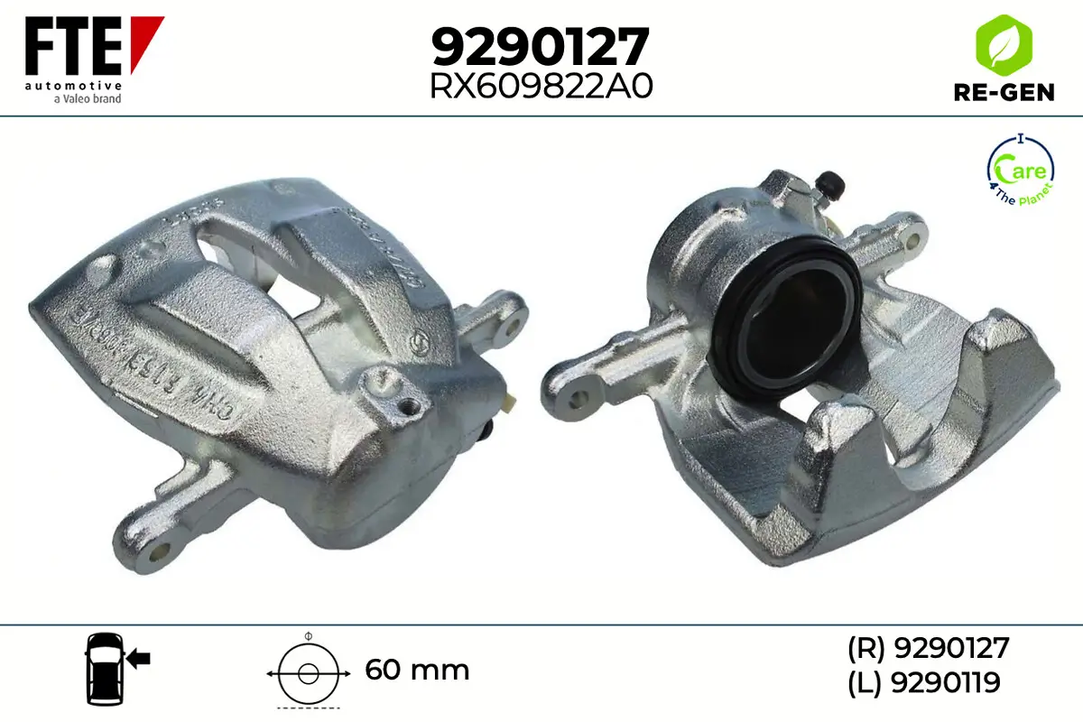 Bremssattel Vorderachse rechts FTE 9290127