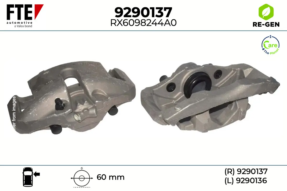 Bremssattel Vorderachse rechts FTE 9290137